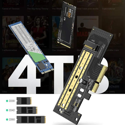 Adaptateur Interface SSD UGREEN CM302 (70503), NVMe M.2 - PCIe 3.0 X4