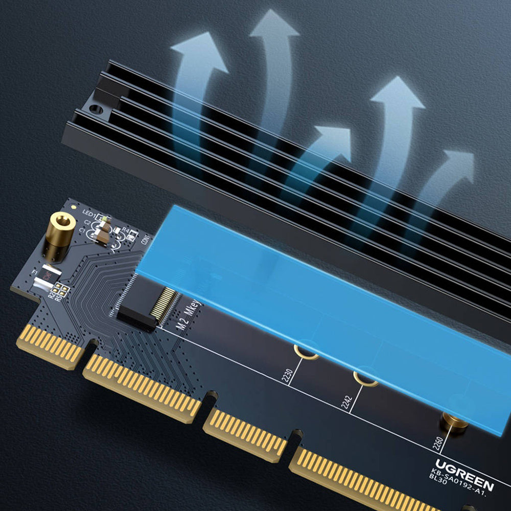 SSD-Schnittstellenadapter UGREEN CM465 (30715), NVMe M.2 - PCIe 4.0 X4