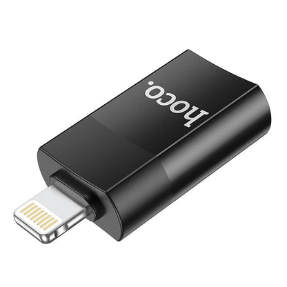 Adaptateur OTG Lightning - USB-A HOCO UA17, Noir