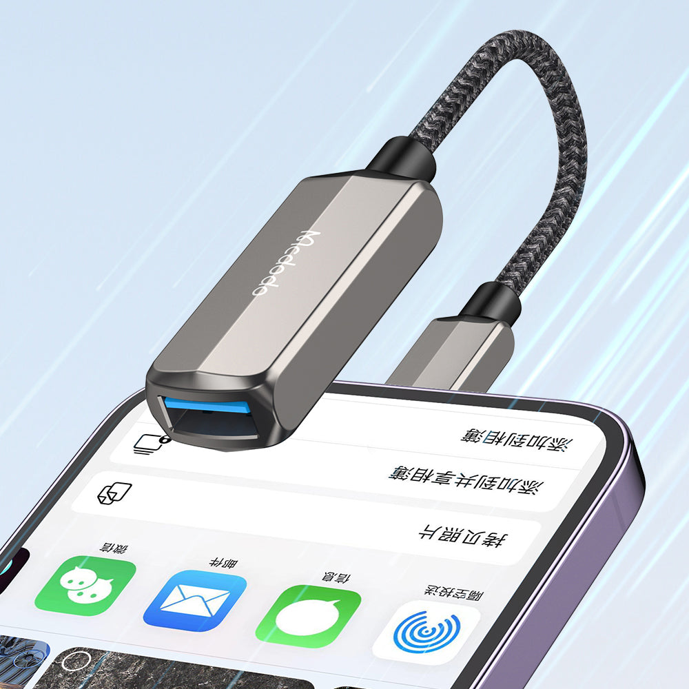 OTG-Adapter Lightning - USB-A McDodo CA-2690, Grau