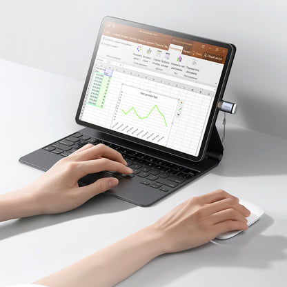 OTG Lightning - USB-A McDodo OT-7390 Adapter, Schwarz