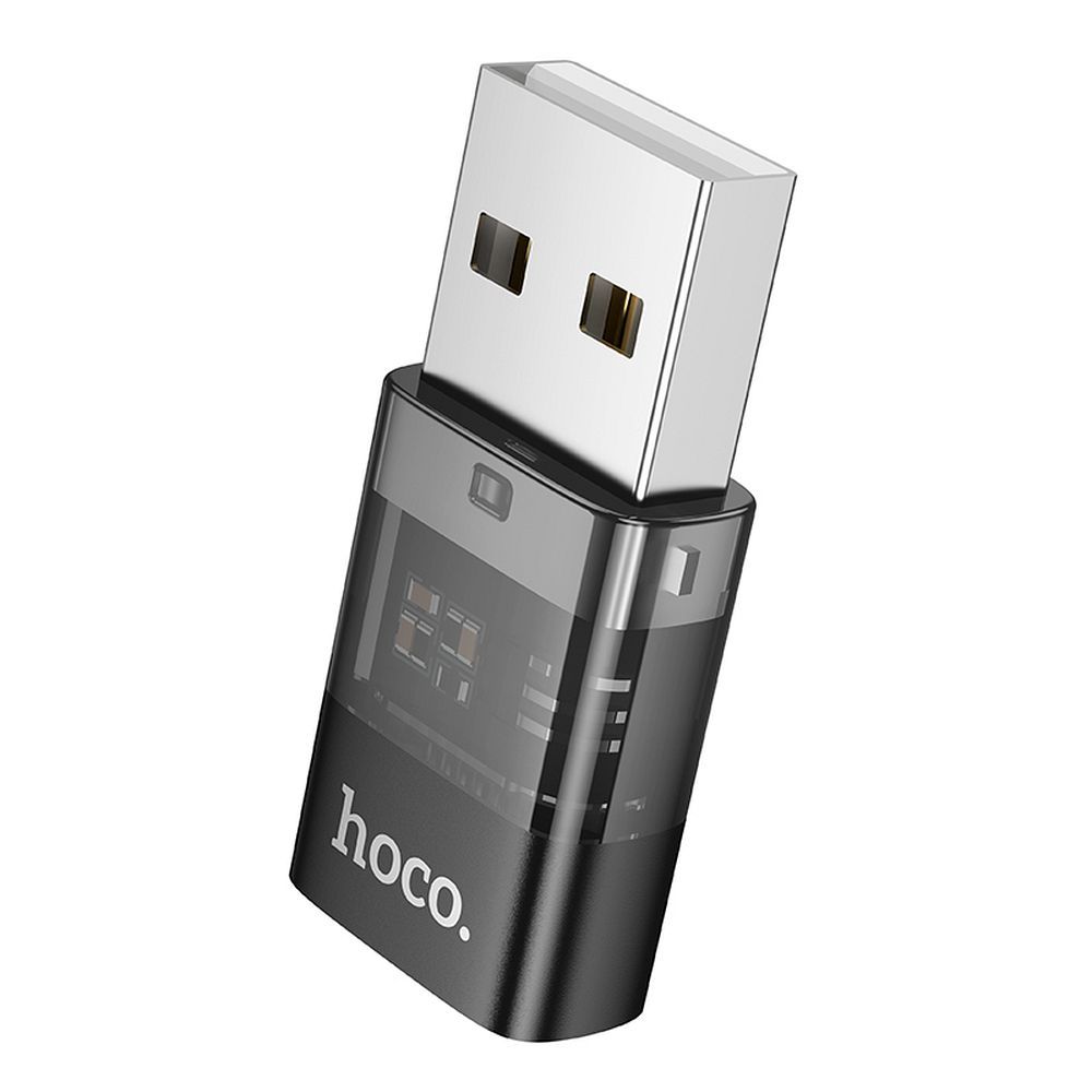 USB-C - USB-A Daten- und Ladeadapter HOCO UA36C, Schwarz