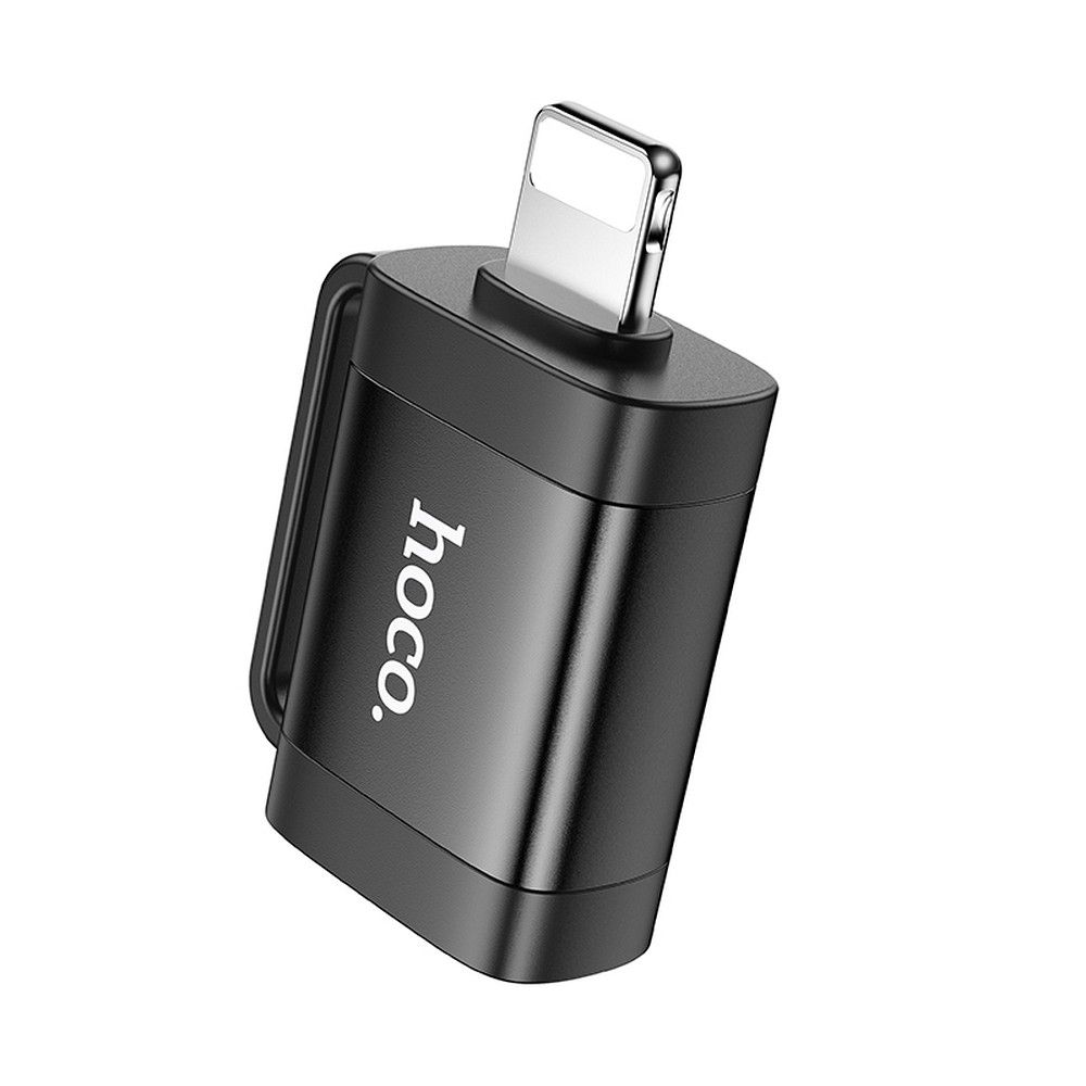 OTG Lightning - USB-A Adapter HOCO UA31A, Schwarz