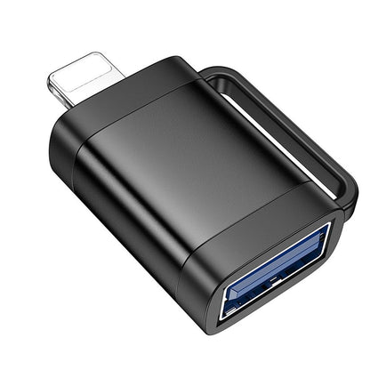 OTG Lightning - USB-A Adapter HOCO UA31A, Schwarz