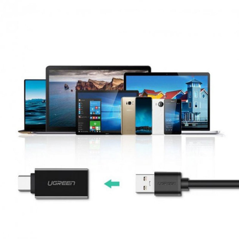 Adaptateur OTG USB-C - USB-A UGREEN US173, Noir