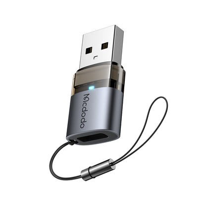 USB-C - USB-A Daten- und Ladeadapter McDodo OT-7580, Schwarz