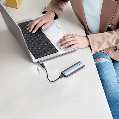 USB-C - USB-A Daten- und Ladeadapter McDodo OT-7580, Schwarz