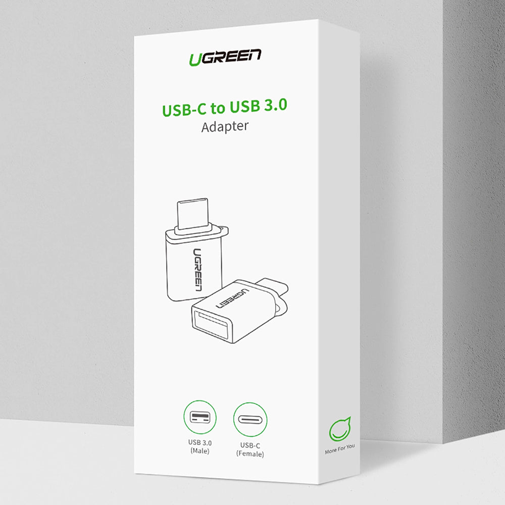 OTG Adapter USB-C - USB-A UGREEN US270 (50283), Grau