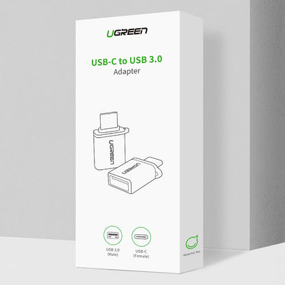 OTG Adapter USB-C - USB-A UGREEN US270 (50283), Grau