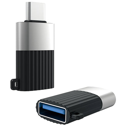 Adaptateur OTG USB-A - USB-C XO Design NB149-F, Noir