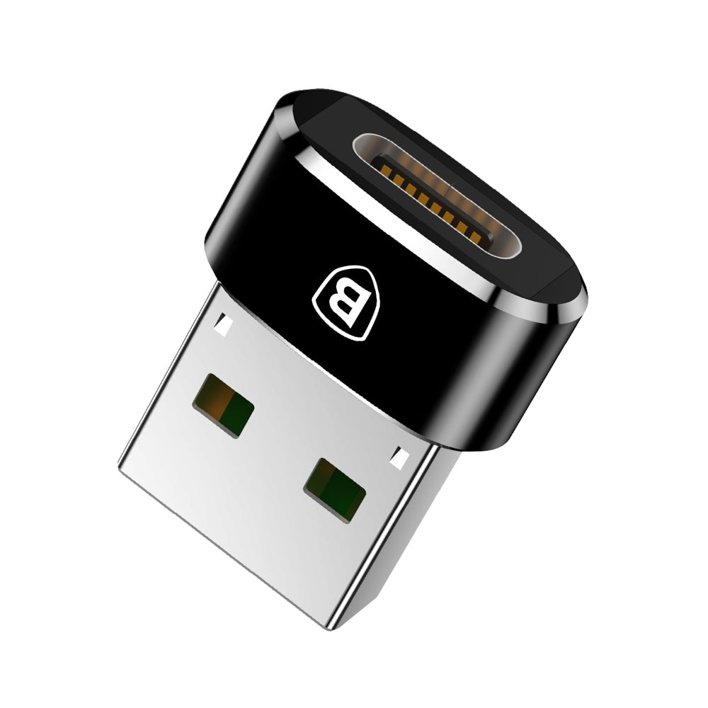 Adaptateur de données et de charge USB-C vers USB-A Baseus, noir CAAOTG-01 CAAOTG-01