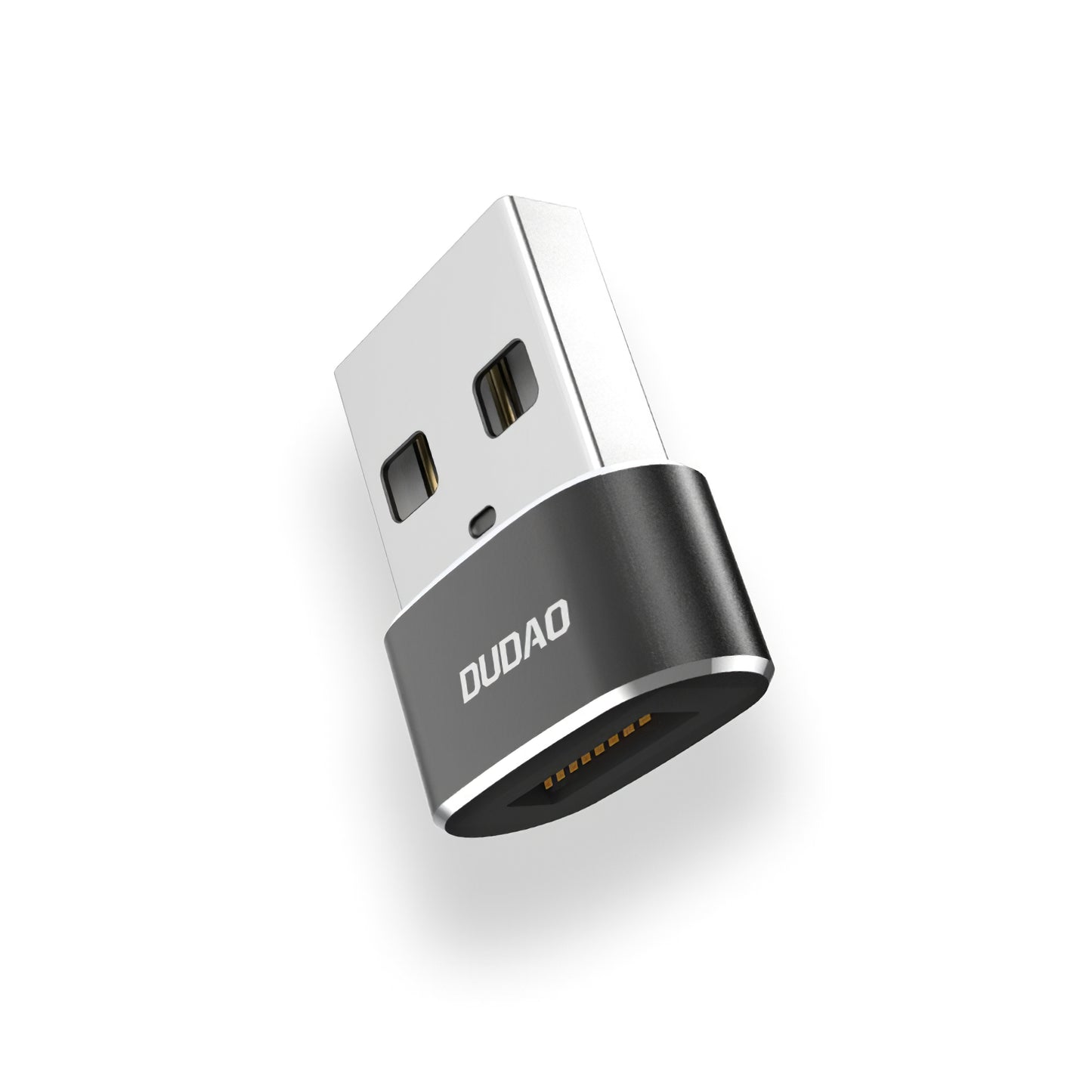 Adaptateur de données et de charge USB-C vers USB-A Dudao L16AC, noir