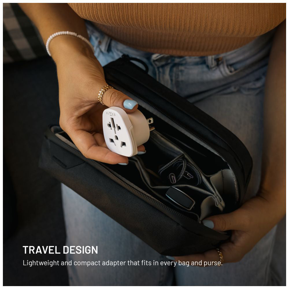 Netzwerkadapter Fixed EU / UK / USA - US, Weiß