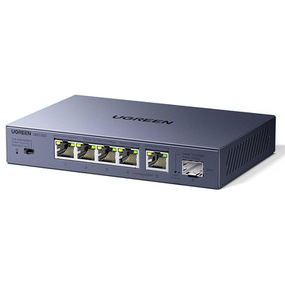 Switch di rete UGREEN 35048EU, 5 x RJ45, Grigio