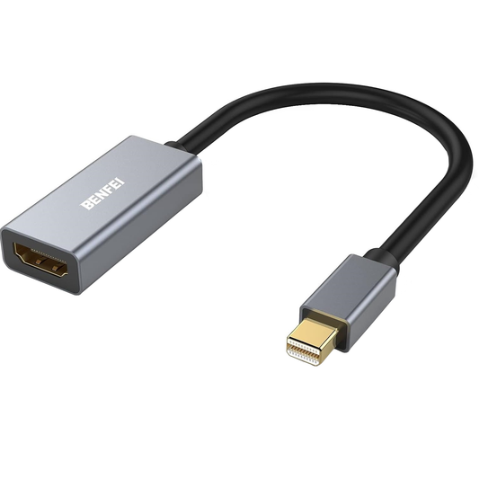 Adattatore Video Benfei, MiniDisplayPort - HDMI, Grigio