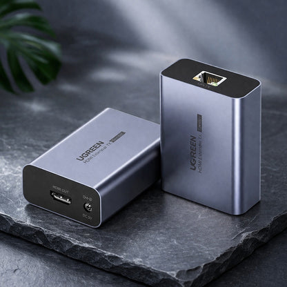 Adaptateur Vidéo UGREEN CM455 (20519EU), HDMI - RJ45, 1080P, Gris