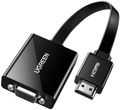 UGREEN CM611 Videoadapter (90813), HDMI - VGA, 1080P, Schwarz