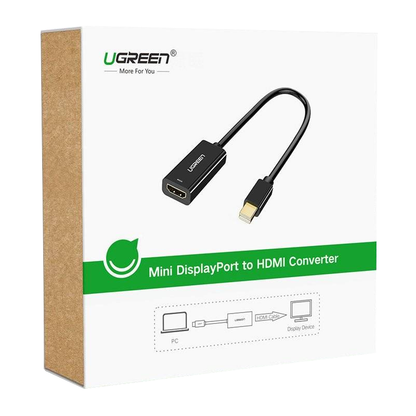 Adattatore Video UGREEN MD112, MiniDisplayPort - HDMI, Nero