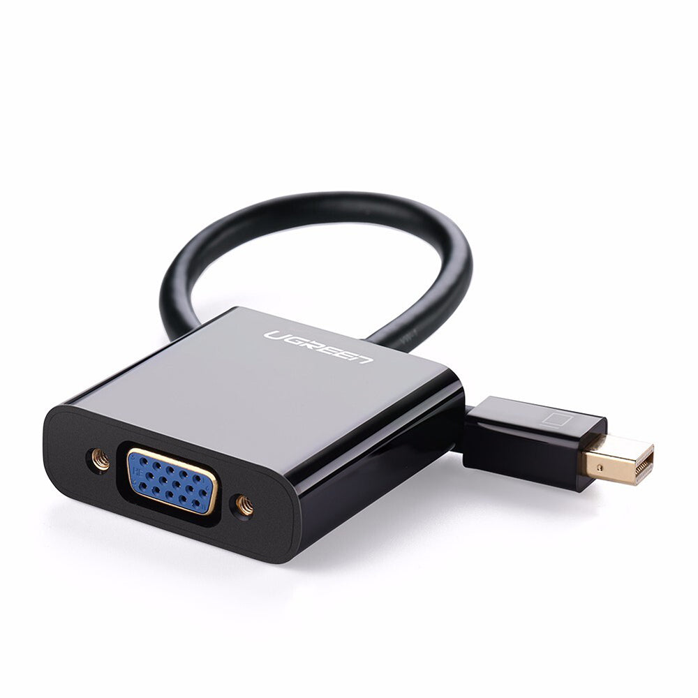 UGREEN Videoadapter, MiniDisplayPort - VGA, 1080P, Schwarz