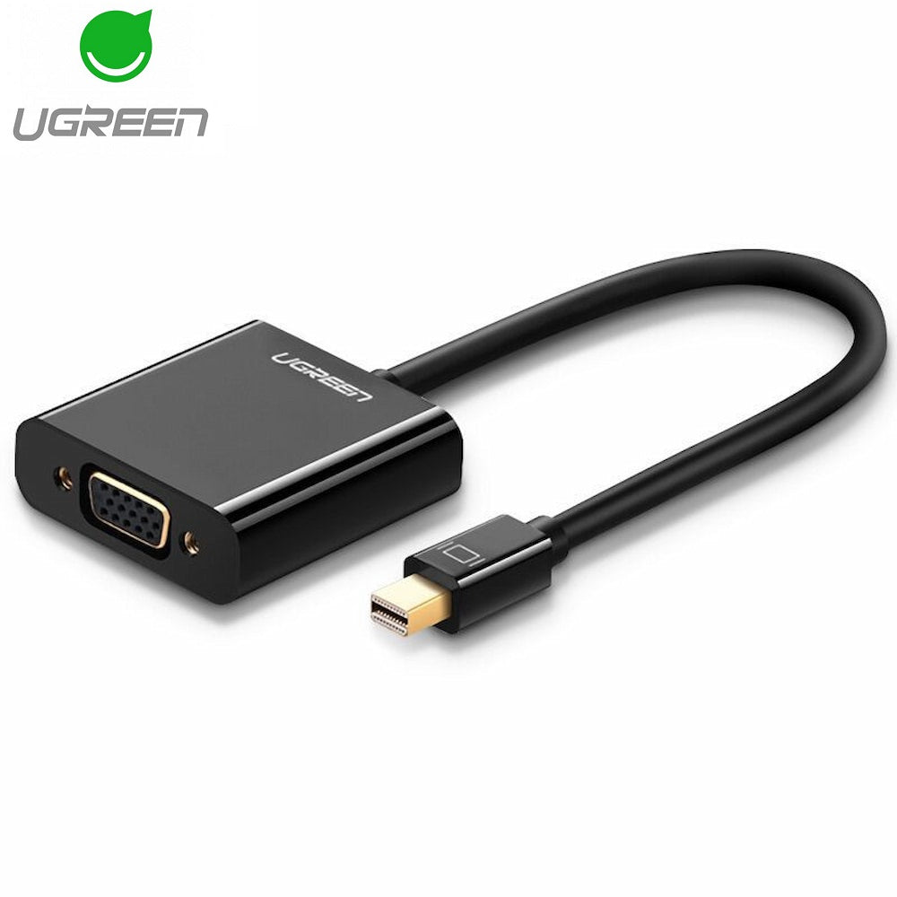 UGREEN Videoadapter, MiniDisplayPort - VGA, 1080P, Schwarz
