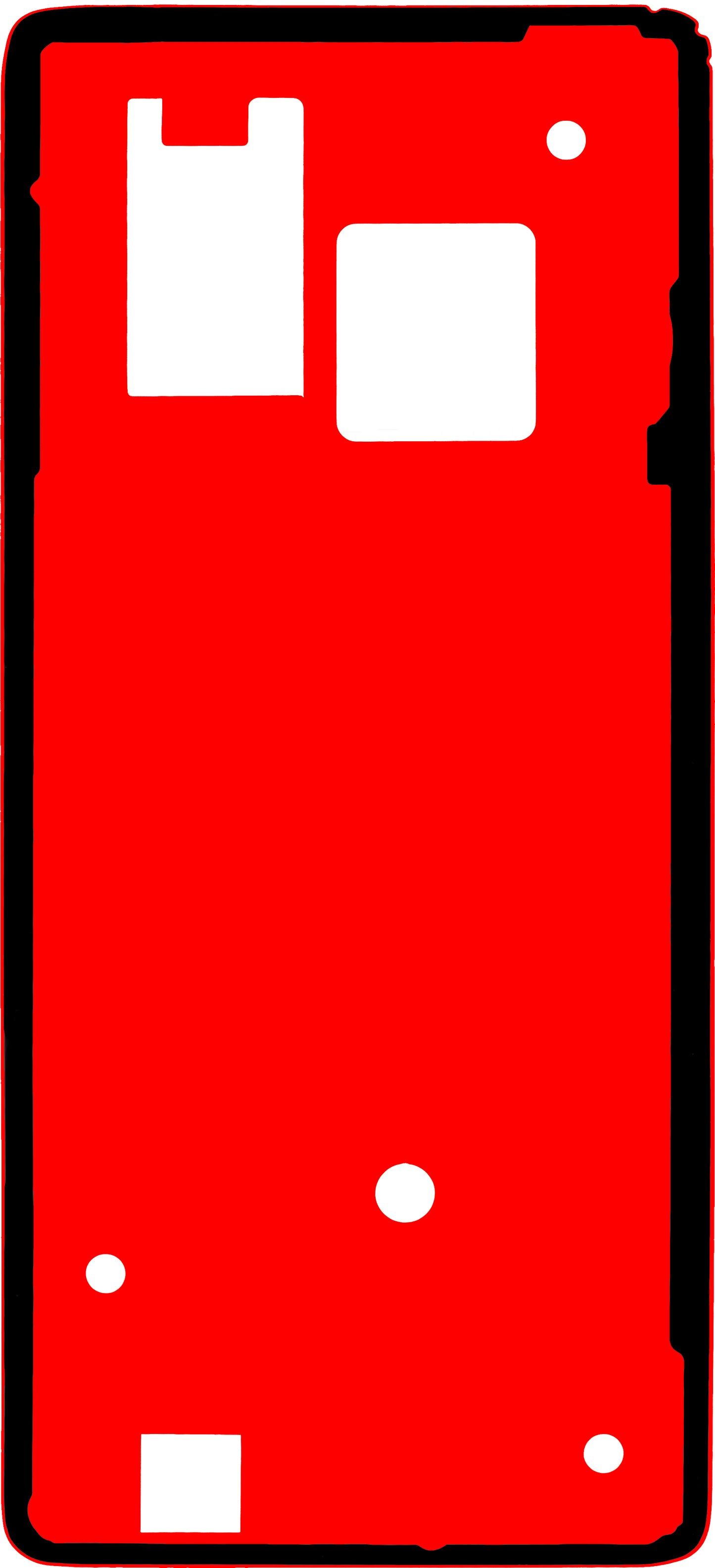 Battery Cover Adhesive for Motorola Moto G85, Service Pack 5948C24892