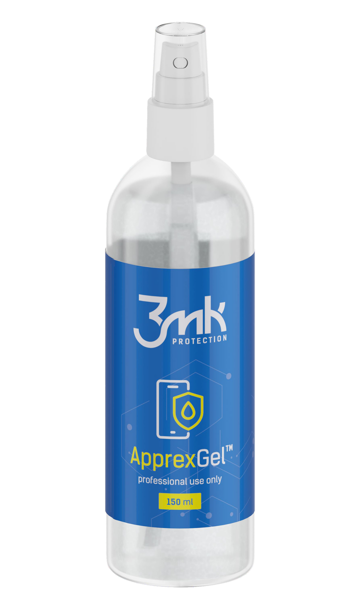 Solution gel 3MK ApprexGel pour la pose d’un film de protection en plastique / silicone, 150 ml
