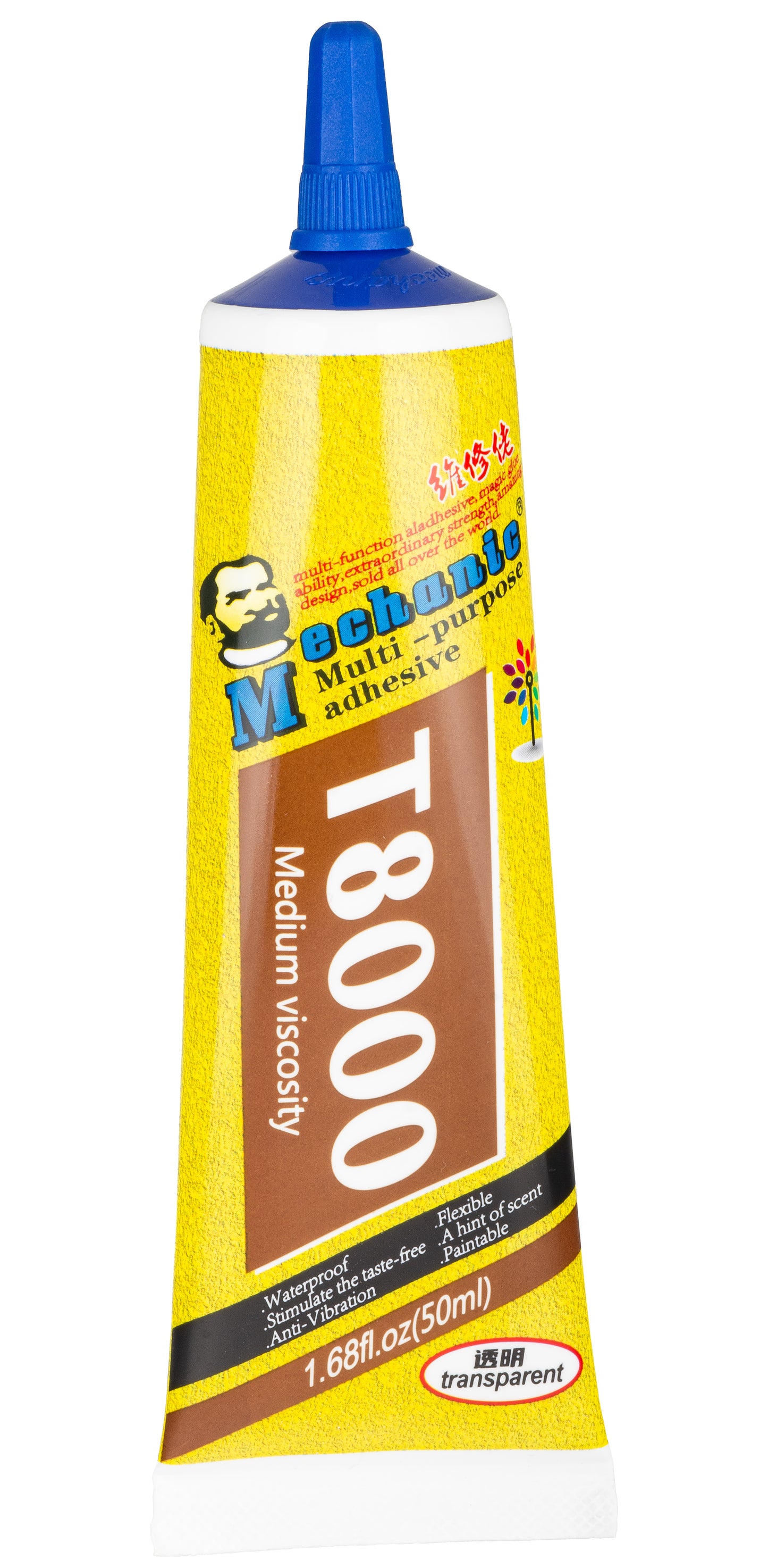 Colla Liquida Mechanic T-8000, 50ml, Trasparente