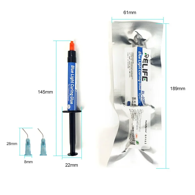 Colla Liquida UV Relife RL-035G per fotocamera telefono, 3ml