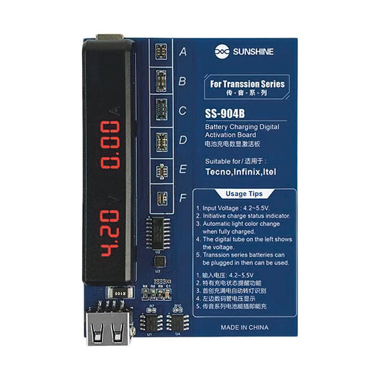 Alimentatore Piastra Sunshine SS-904B per TECNO / Infinix / Itel Series, 2in1
