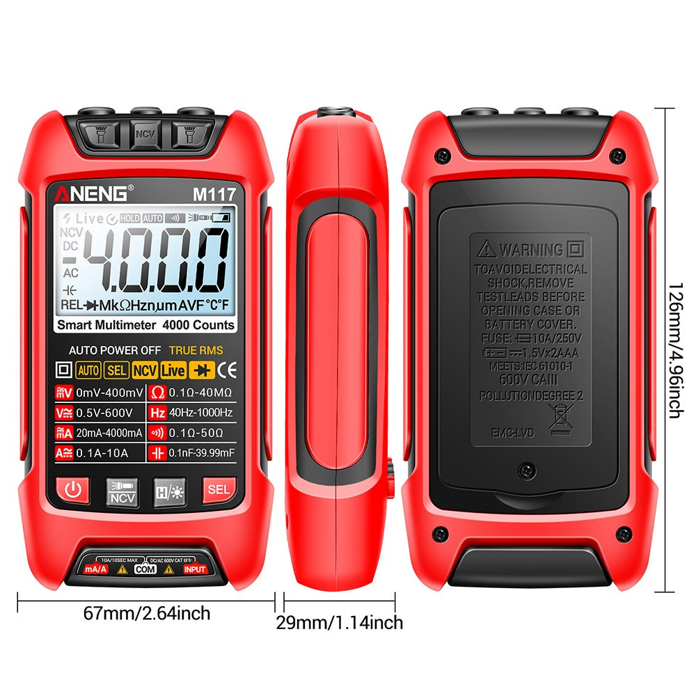 Appareil de Mesure Numérique ANENG M117