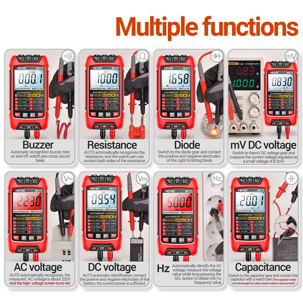 Appareil de Mesure Numérique ANENG M117