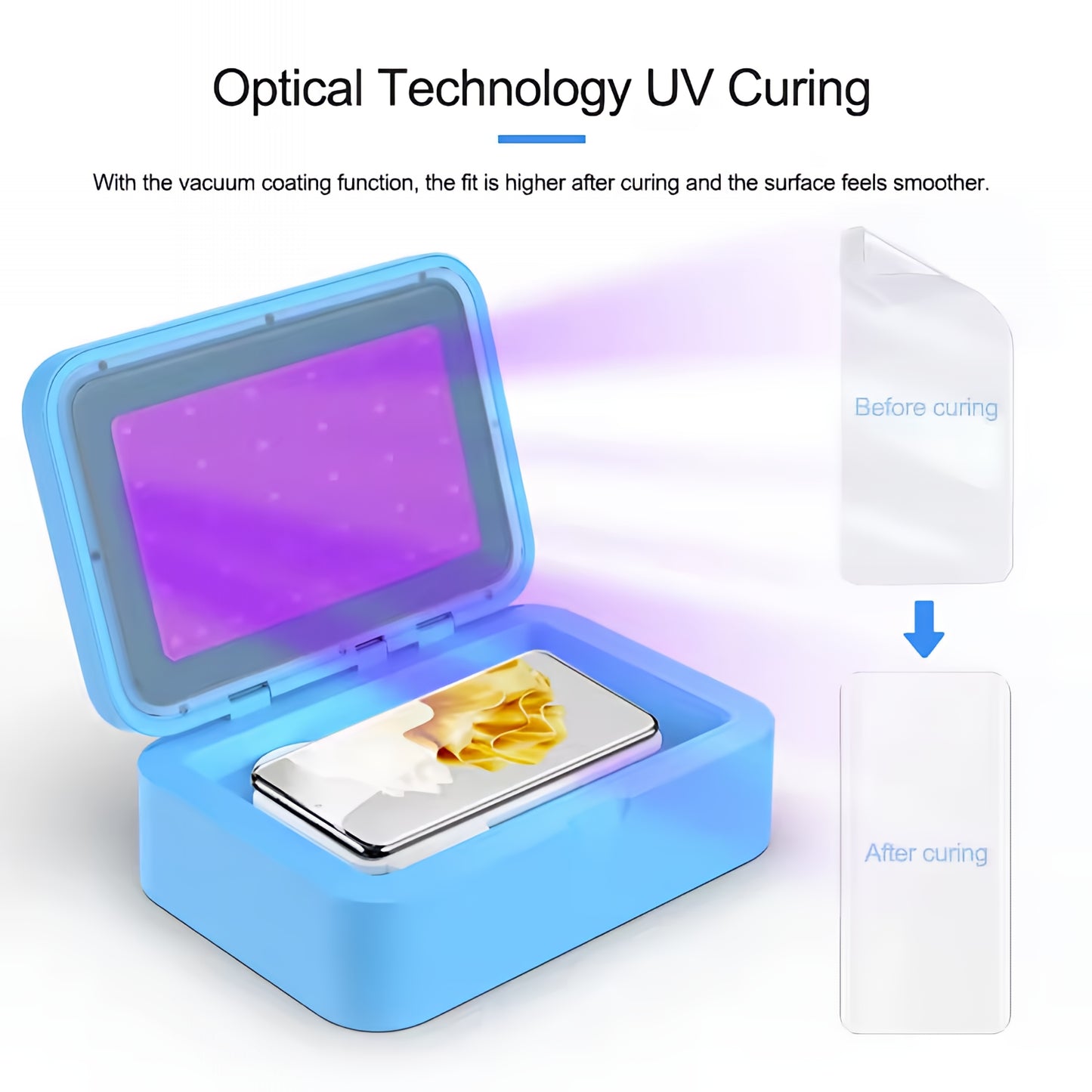 Macchina per Laminazione UV a Vuoto Sunshine SS-918B SE per applicazione Pellicole Protettive UV / Idrogel