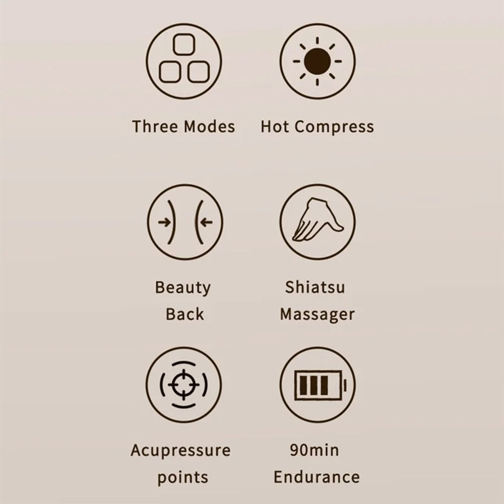 Apparecchio Massaggio Collo Yesido MG16, Beige