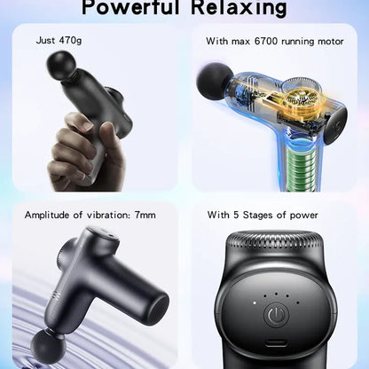 Appareil de massage Yesido MG01, Noir