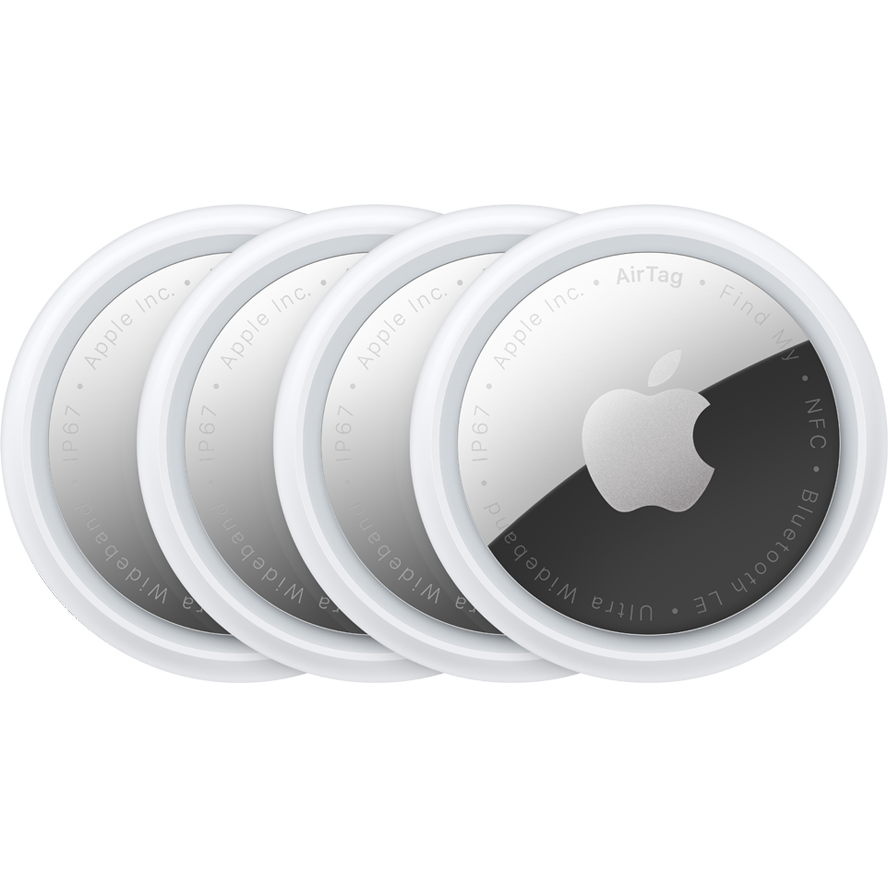 Apple AirTag, Set 4 Pièces, Blanc MX542AM/A