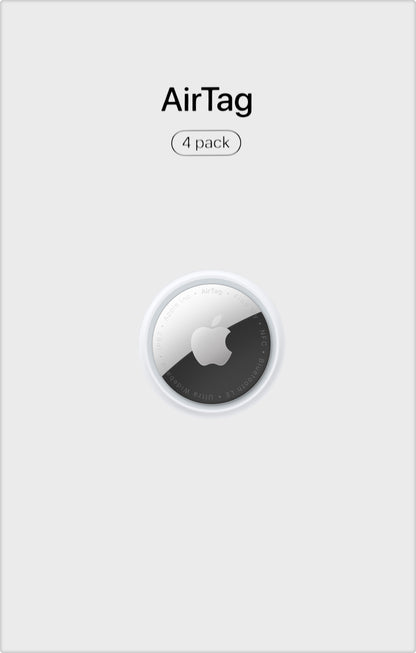 Apple AirTag, Set 4 Pièces, Blanc MX542AM/A