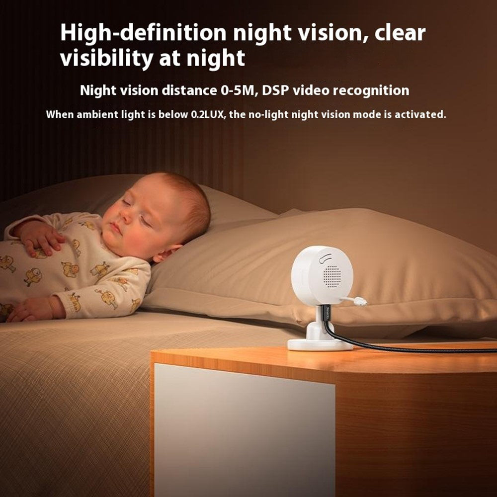 Baby Monitor Yesido KM26, Wi-Fi, Bianco
