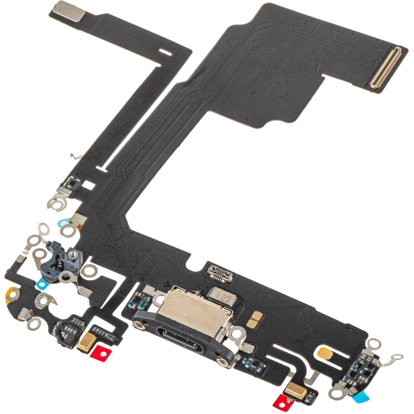 Nastro con Connettore di Ricarica - Microfono Apple iPhone 15 Pro, Nero
