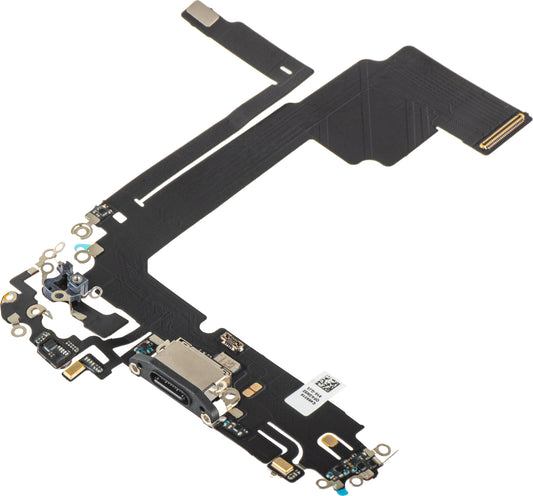 Ladekabel mit Mikrofonanschluss Apple iPhone 15 Pro Max, Schwarz
