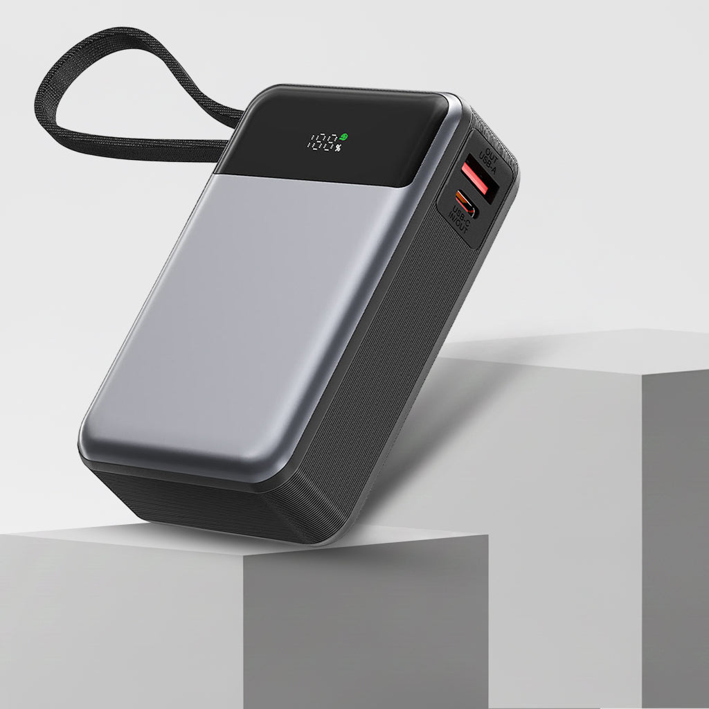 Batteria Esterna Acefast M21, 20000mAh, 65W, QC + PD, 1 x USB-A - 2 x USB-C, Nera