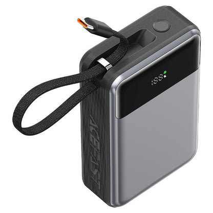 Batteria Esterna Acefast M21, 20000mAh, 65W, QC + PD, 1 x USB-A - 2 x USB-C, Nera