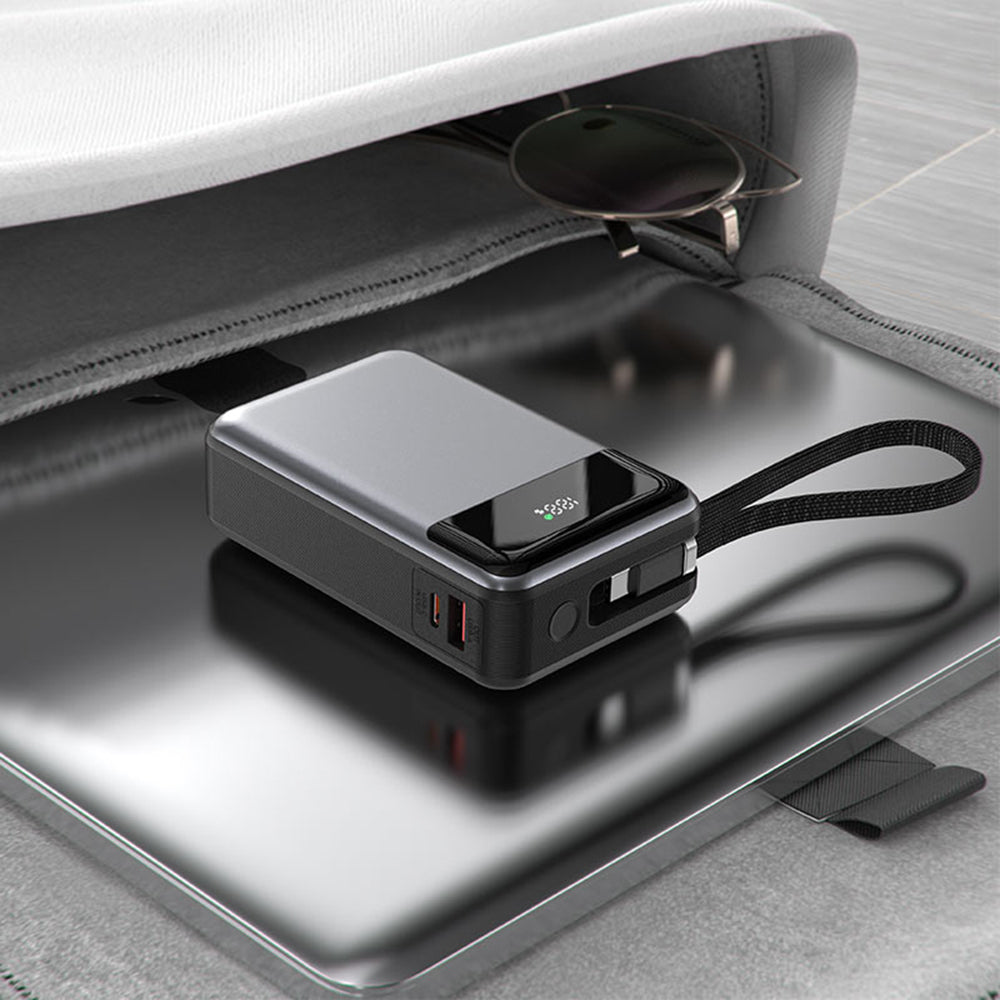 Batteria Esterna Acefast M21, 20000mAh, 65W, QC + PD, 1 x USB-A - 2 x USB-C, Nera