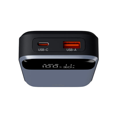 Batteria Esterna Allity. APB-200 PocketPower, 10000mAh, 33W, QC + PD, 1 x USB-A - 1 x USB-C, Grigio