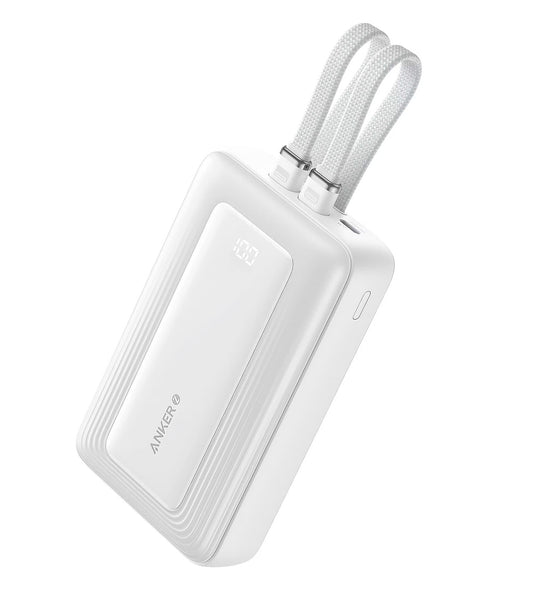 Batterie Externe Anker PowerCore, 20000mAh, 30W, QC + PD, 1 x Lightning - 1 x USB-A - 2 x USB-C, Blanche A1681H21