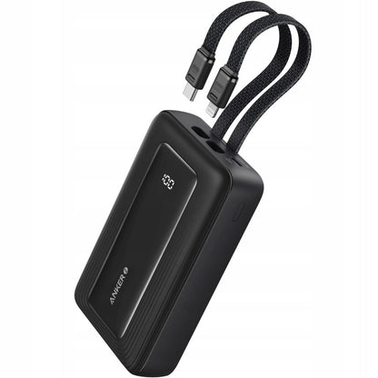 Externer Akku Anker PowerCore, 10000mAh, 30W, QC + PD, 1 x Lightning - 1 x USB-A - 2 x USB-C, Schwarz A1680G11