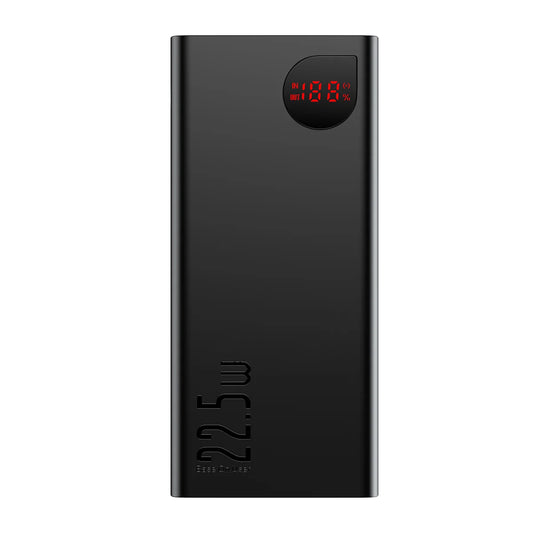 Batteria Esterna Baseus Adaman, 40000mAh, 22.5W, QC + PD, 1 x USB-C - 3 x USB-A, Nera