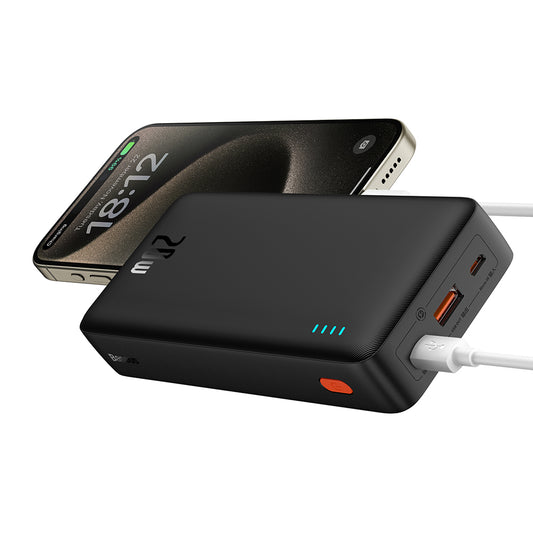 Batteria Esterna Baseus Airpow, 20000mAh, 20W, QC + PD, 1 x USB-A - 1 x USB-C, Nera P10022804113-00