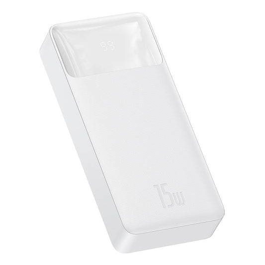 Batteria esterna Baseus Bipow, 20000mAh, 15W, 1 x USB-C - 2 x USB-A, bianco PPBD050102 