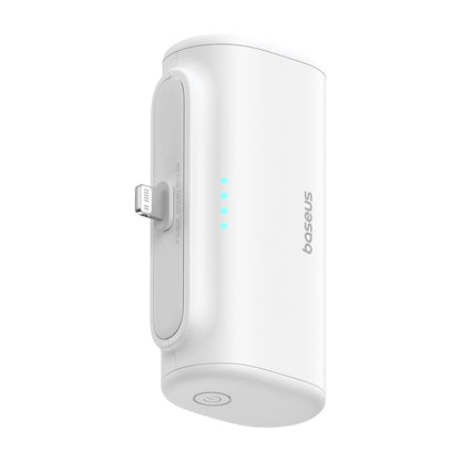 Batteria Esterna Baseus Compact, 5000mAh, 20W, PD, 1 x Lightning - 1 x USB-C, Bianca P10068307213-00