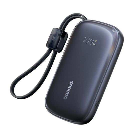 Batteria Esterna Baseus EnerFill FC21 QPow 3 Ultra, 10000mAh, 22.5W, QC + PD, 1 x USB-A - 1 x USB-C, Nera